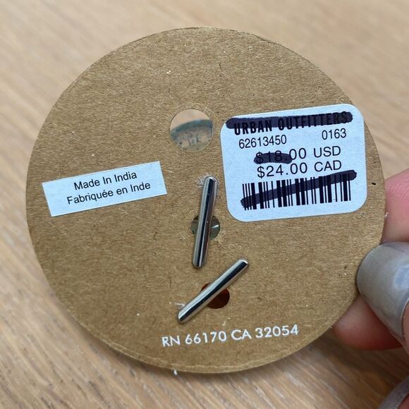 Urban Outfitters Acrylic Dome Oversized Rings Orange Green & Clear Glitter - Picture 3 of 3